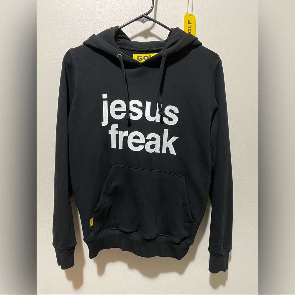 Golf Wang Tyler, the Creator “jesus freak” hoodie